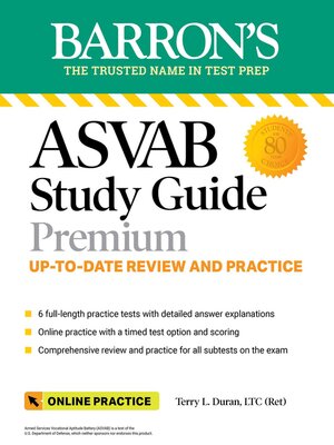 cover image of ASVAB Study Guide Premium